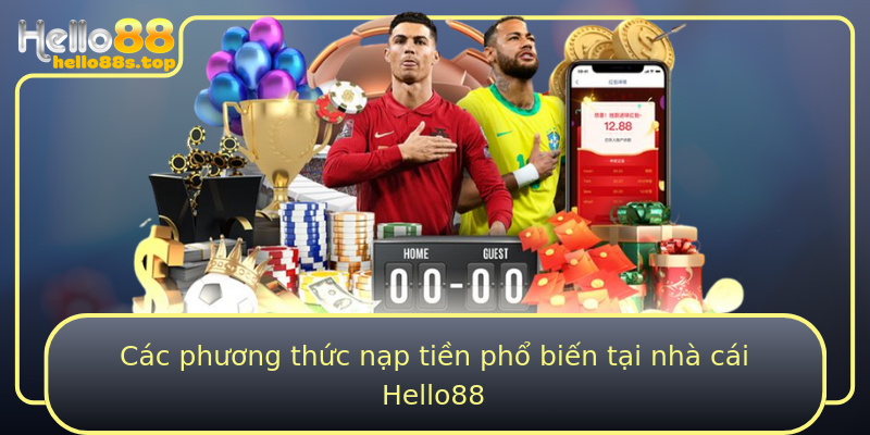 Các phương thức nạp tiền phổ biến tại nhà cái Hello88